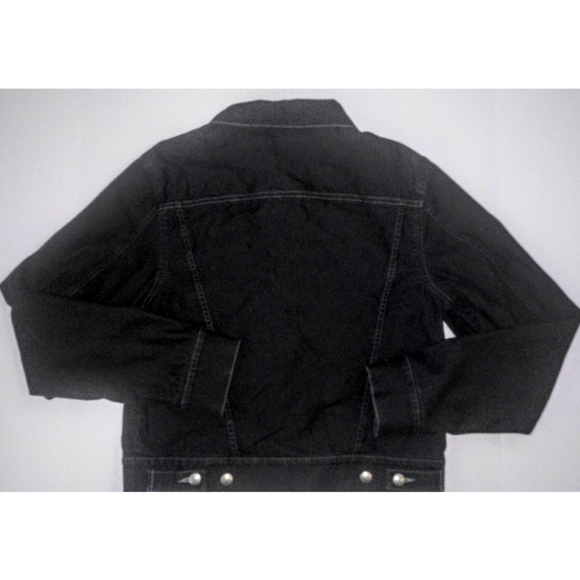 Halogen Dark Indigo Classic Denim Jacket - Picture 5 of 5